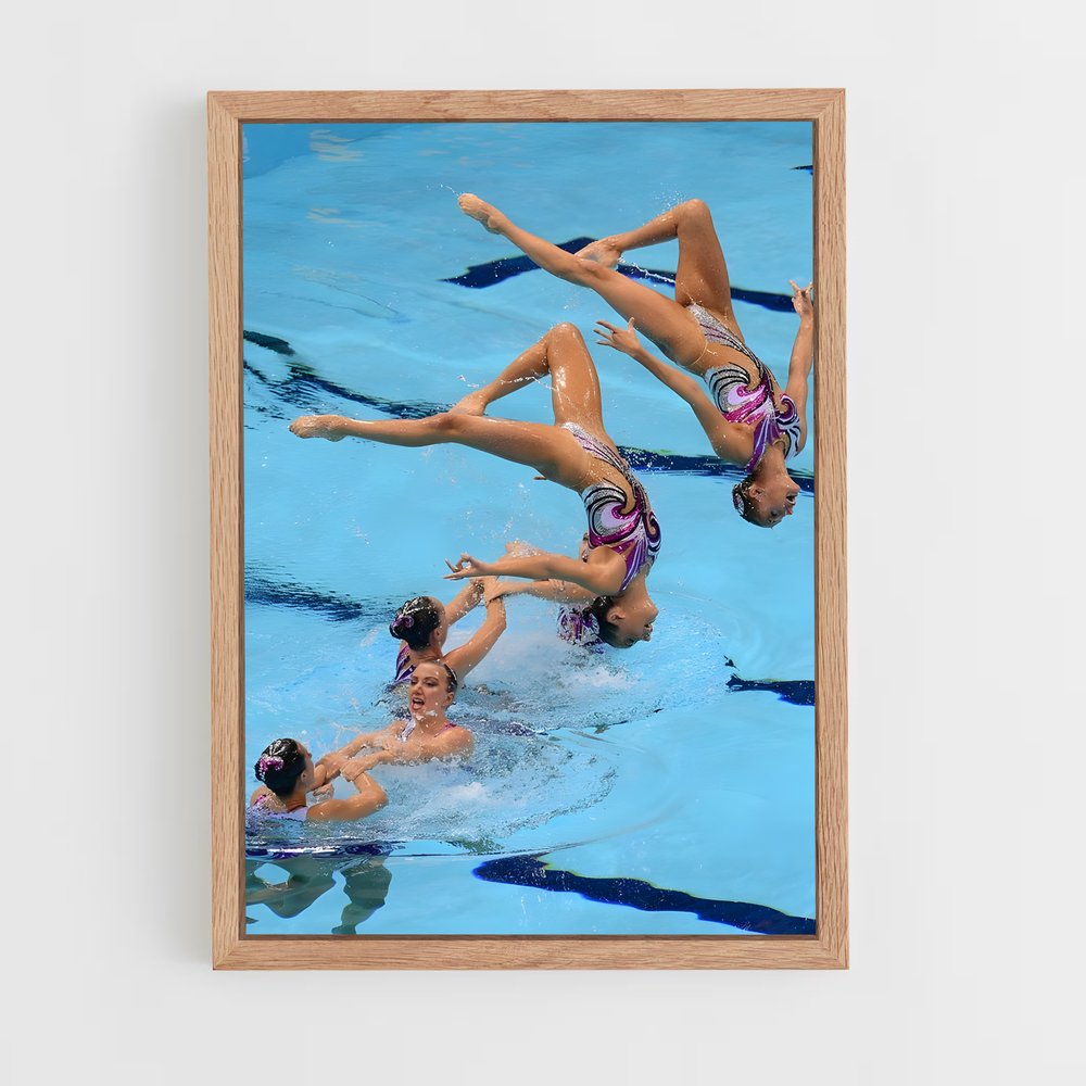 Poster Élévation Synchronisée – affiche Plongeon synchronisé (vue 4)